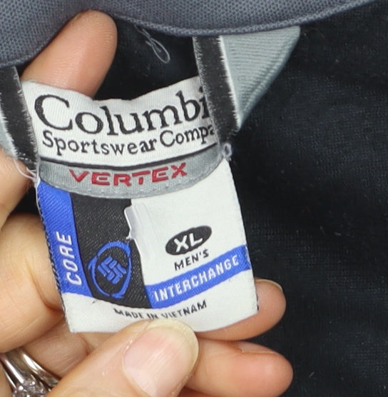 Columbia Men's Black XL Vertex Interchange Waterproof Parka Jacket