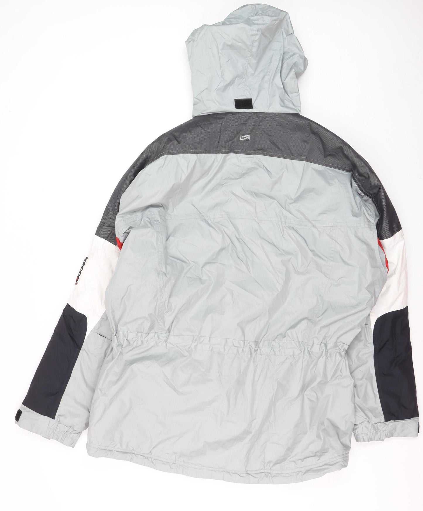 Snowgear Men’s Grey Ski Jacket L Hooded Waterproof Windproof Outdoor Coat
