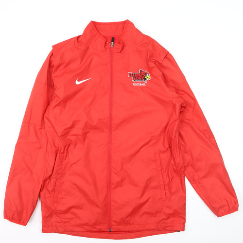 Nike Men’s Red Illinois State Football Windbreaker Jacket M