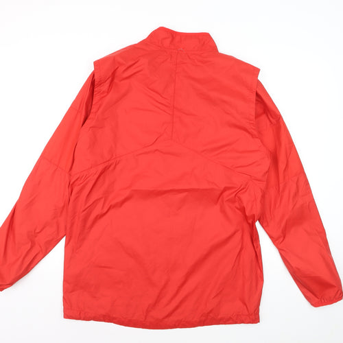 Nike Men’s Red Illinois State Football Windbreaker Jacket M