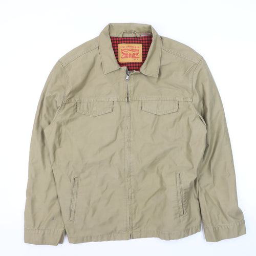 Levi Strauss & Co. Men's Beige Cotton Basic Jacket Size L