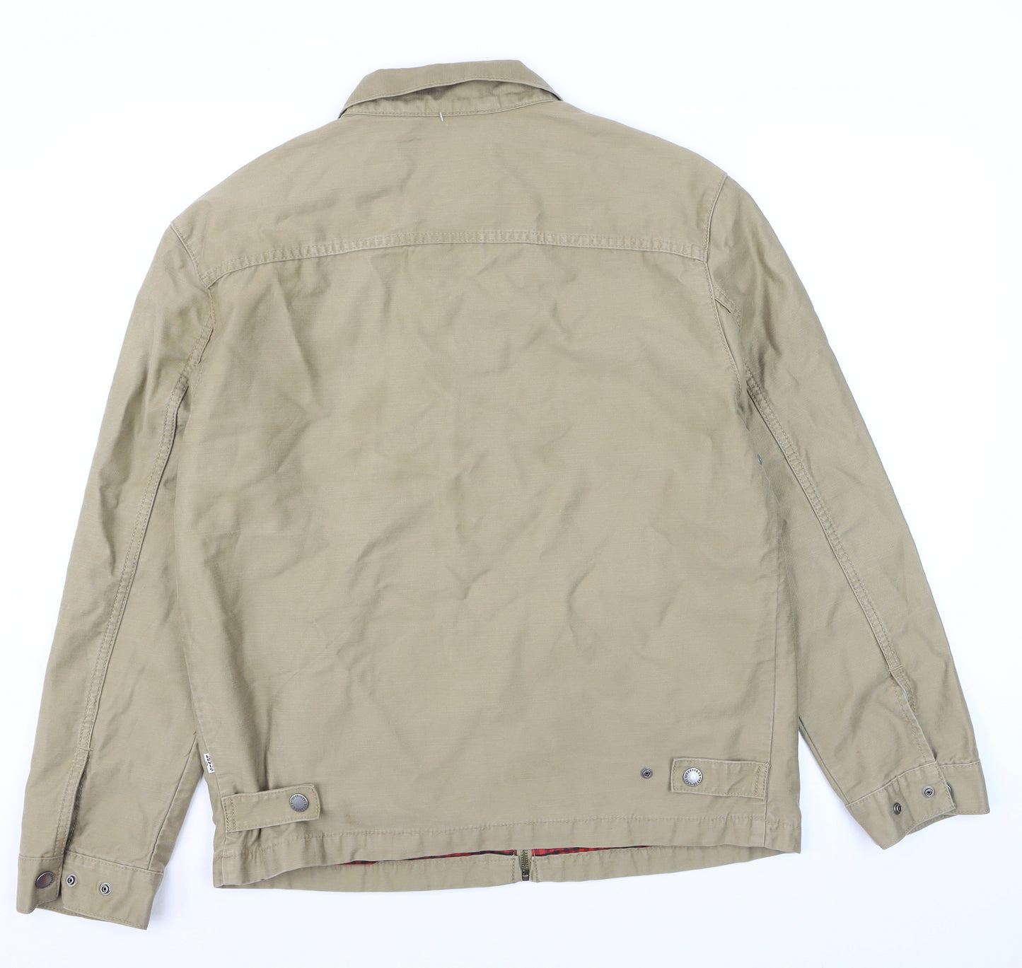 Levi Strauss & Co. Men's Beige Cotton Basic Jacket Size L