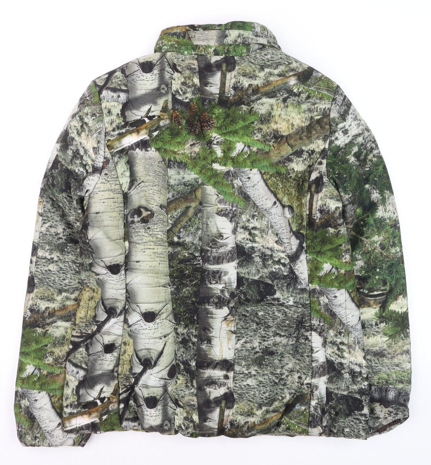 Mossy Oak Women's Green Camouflage Puffer Jacket Size S Outdoor