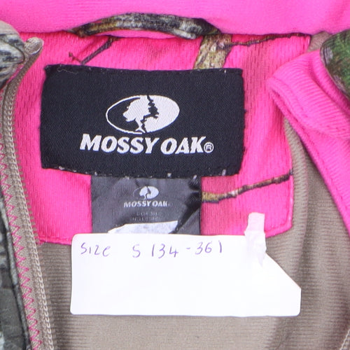 Mossy Oak Women's Green Camouflage Puffer Jacket Size S Outdoor