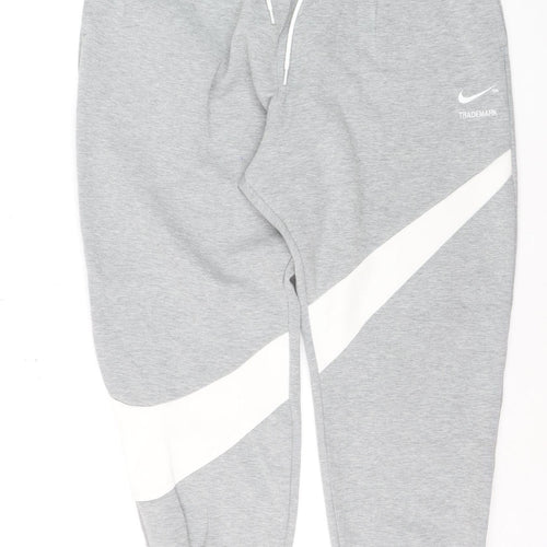 Nike Men's Grey XL Jogger Sweatpants Elastic Waist Activewear