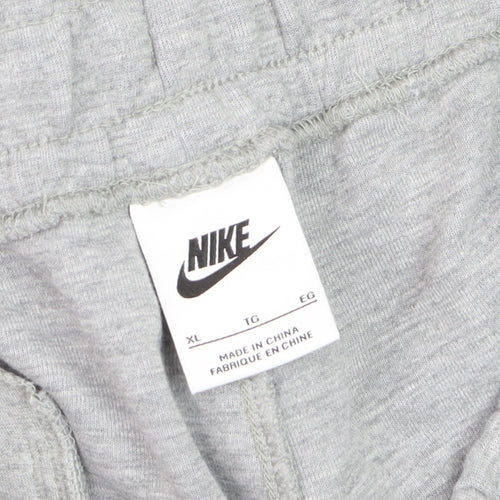 Nike Men's Grey XL Jogger Sweatpants Elastic Waist Activewear
