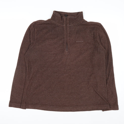 Craghoppers Women’s Brown Fleece 1/2 Zip Pullover Size 18