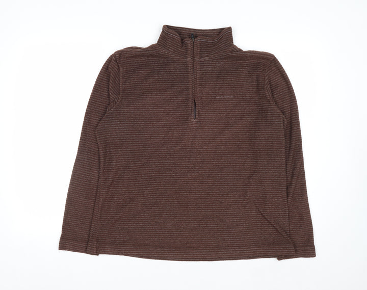 Craghoppers Women’s Brown Fleece 1/2 Zip Pullover Size 18