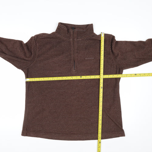 Craghoppers Women’s Brown Fleece 1/2 Zip Pullover Size 18