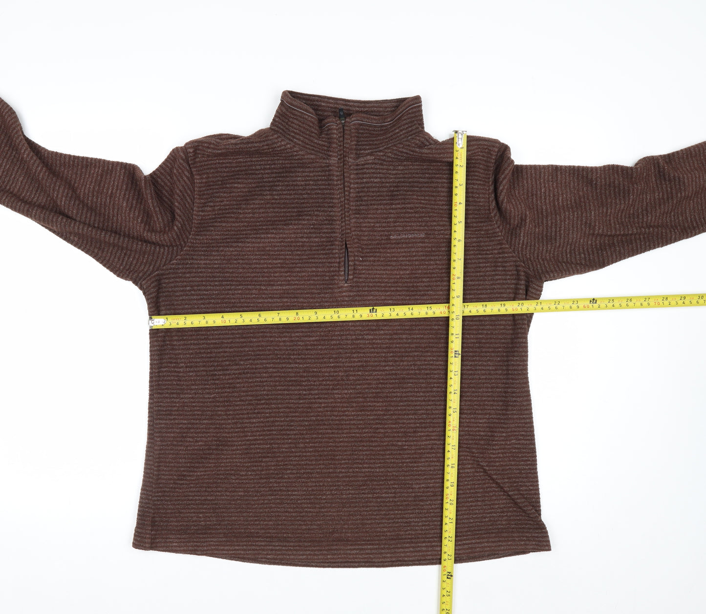Craghoppers Women’s Brown Fleece 1/2 Zip Pullover Size 18