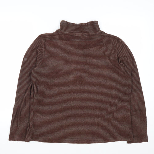 Craghoppers Women’s Brown Fleece 1/2 Zip Pullover Size 18