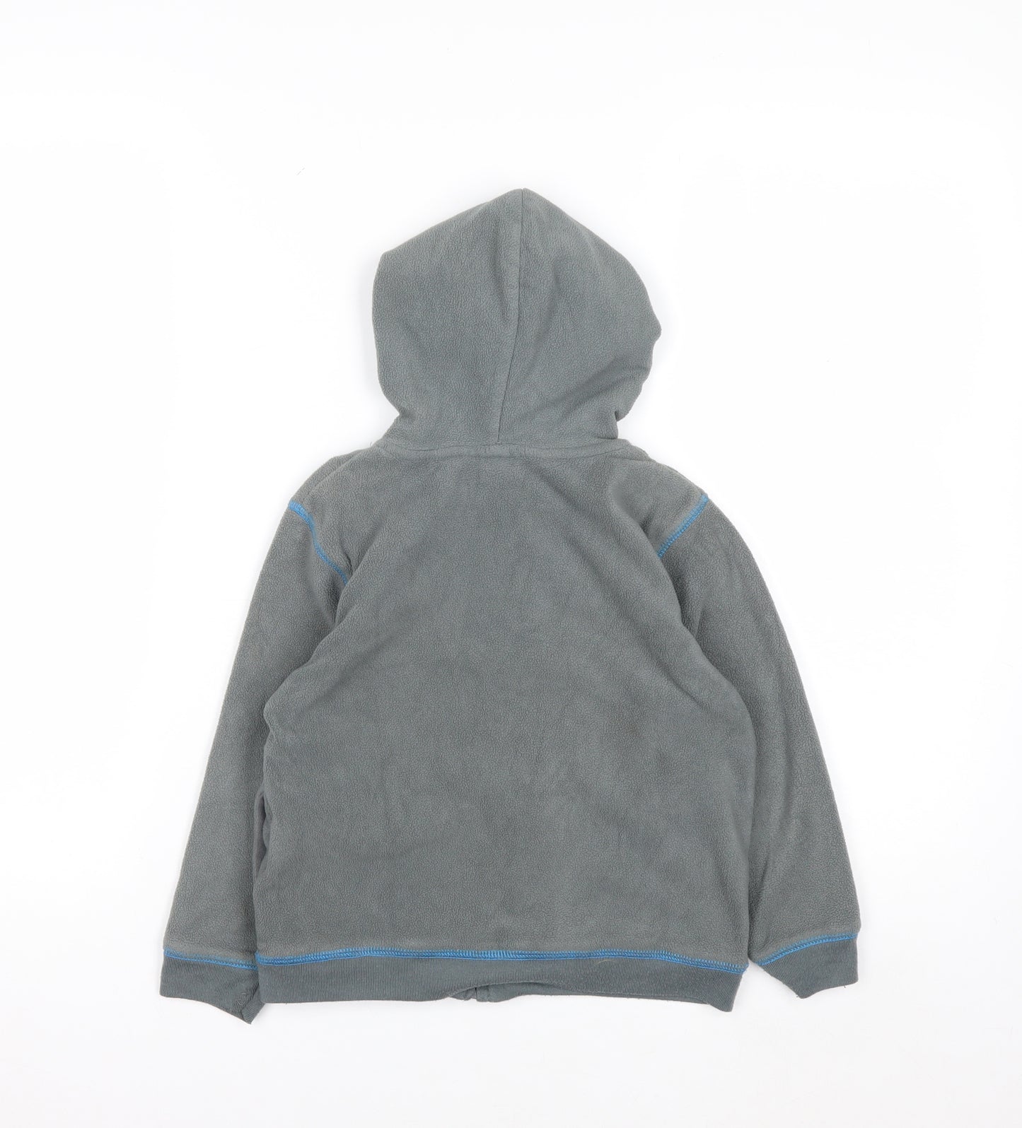 Puma Boys Grey Full Zip Fleece Hoodie - Size 4 Years - Lightweight Casual