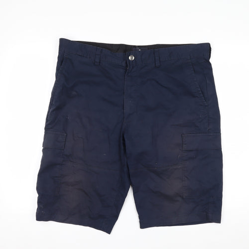 Marks and Spencer Blue Harbour Men's Blue 38 Cargo Shorts