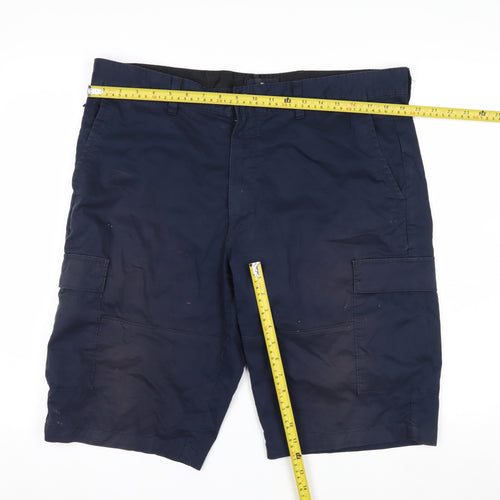 Marks and Spencer Blue Harbour Men's Blue 38 Cargo Shorts