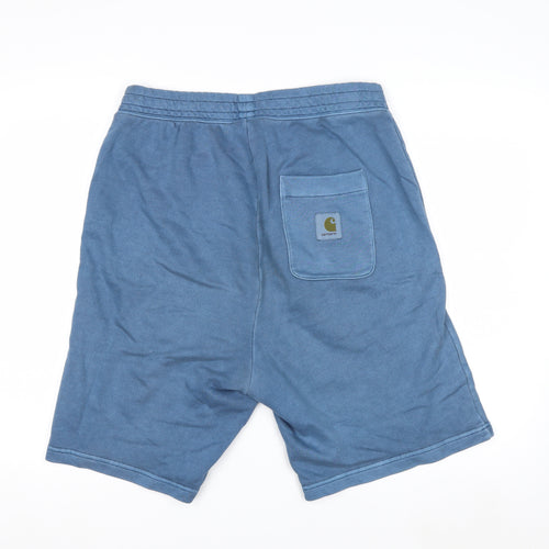 Carhartt Men's Blue Nelson Sweat Shorts Size M