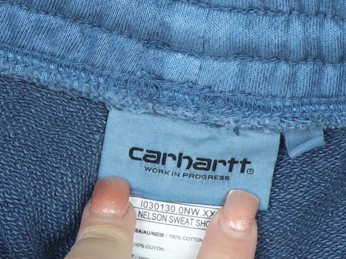 Carhartt Men's Blue Nelson Sweat Shorts Size M