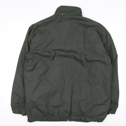 Cherokee Men's Green Polyester Full Zip Jacket M
