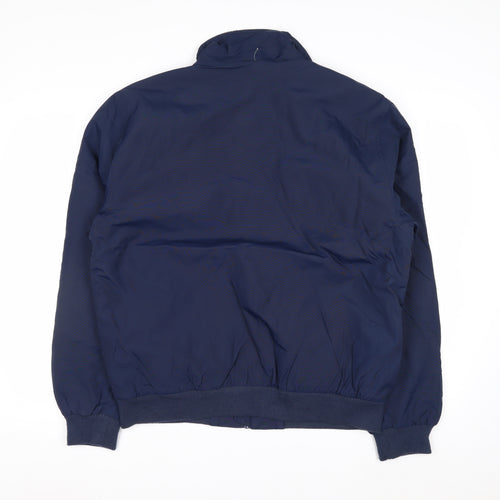 St John’s Bay Men’s Blue Water Resistant Nylon Jacket Size M