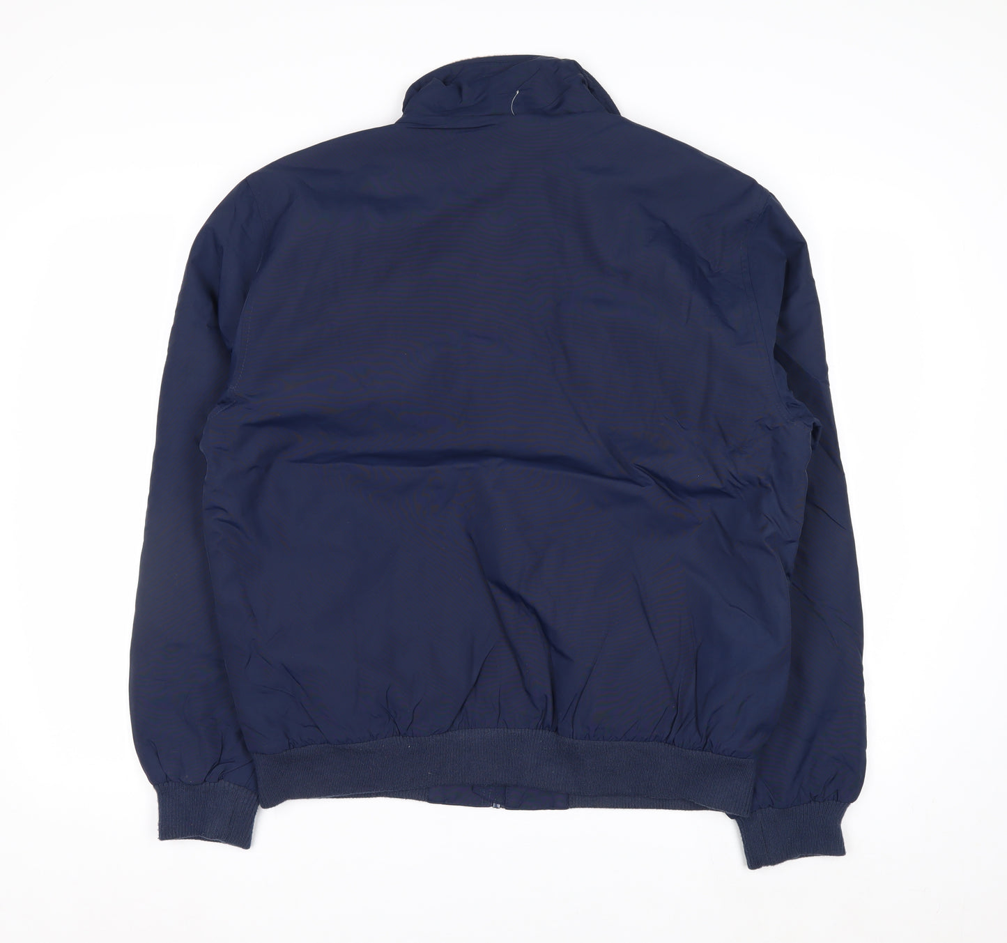 St John’s Bay Men’s Blue Water Resistant Nylon Jacket Size M