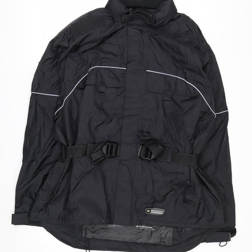 Wetskins Men’s Black XL Waterproof Belted Rain Jacket
