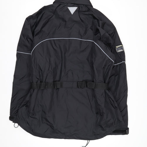 Wetskins Men’s Black XL Waterproof Belted Rain Jacket