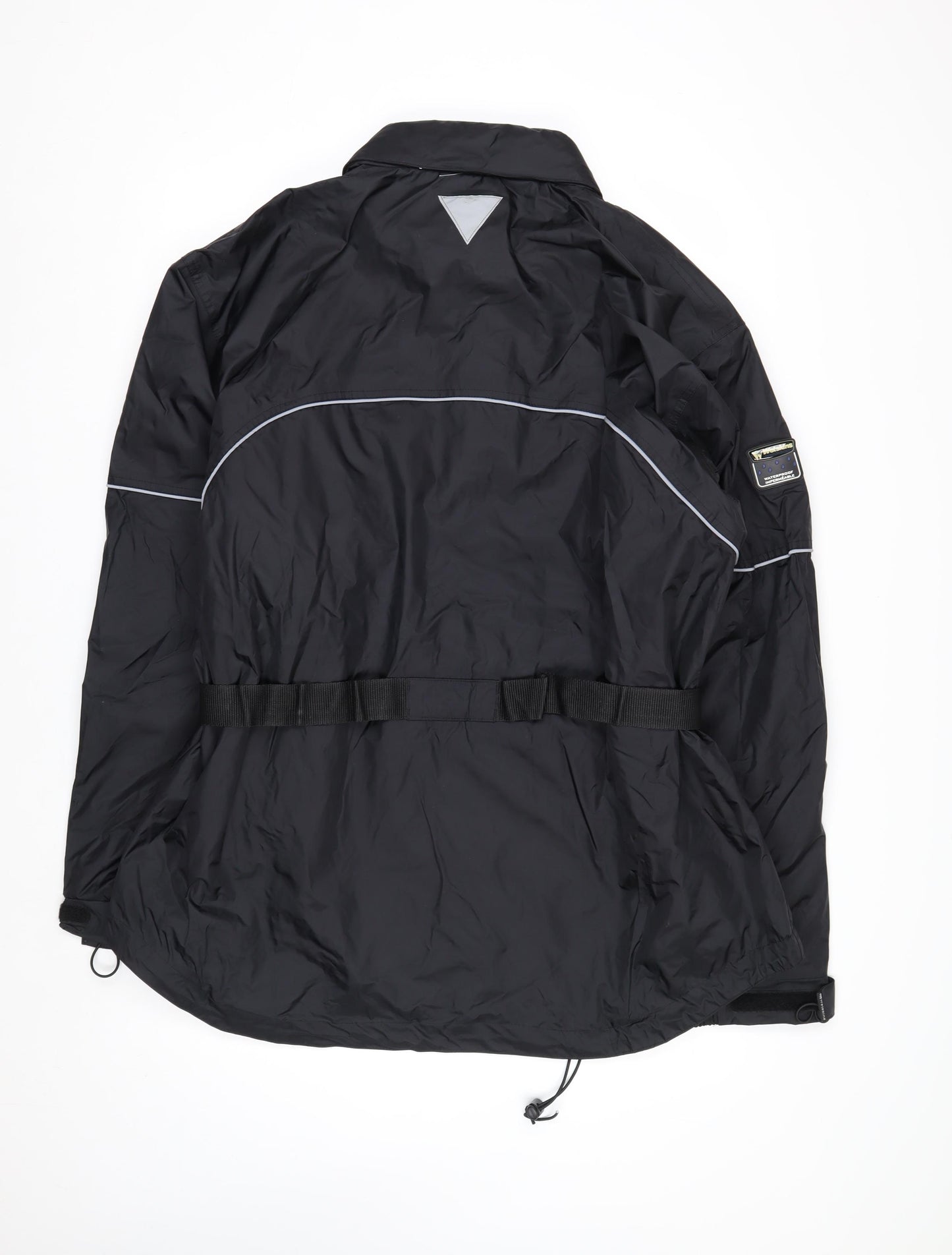 Wetskins Men’s Black XL Waterproof Belted Rain Jacket