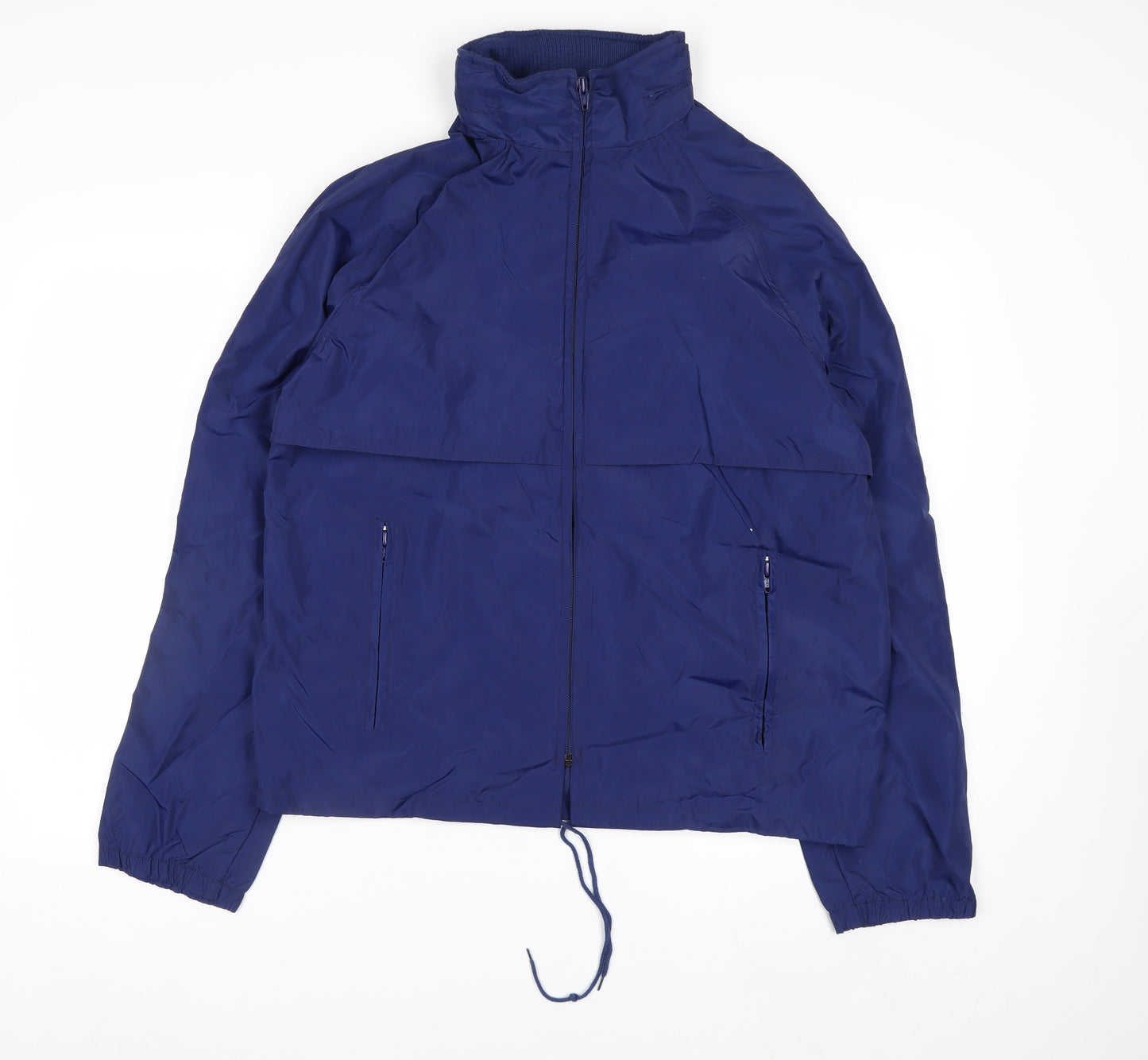 Eddie Bauer Men’s Blue Nylon Windbreaker Jacket Size S Outdoor