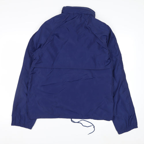 Eddie Bauer Men’s Blue Nylon Windbreaker Jacket Size S Outdoor