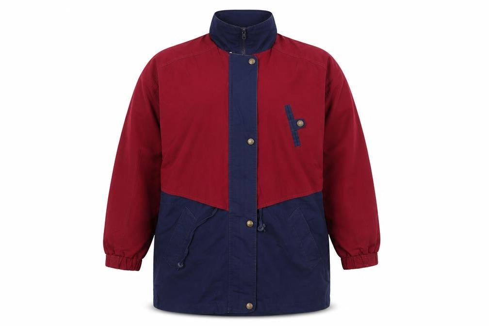 Front view of Preston & York Men's Multicoloured Anorak Jacket S Cotton Blend