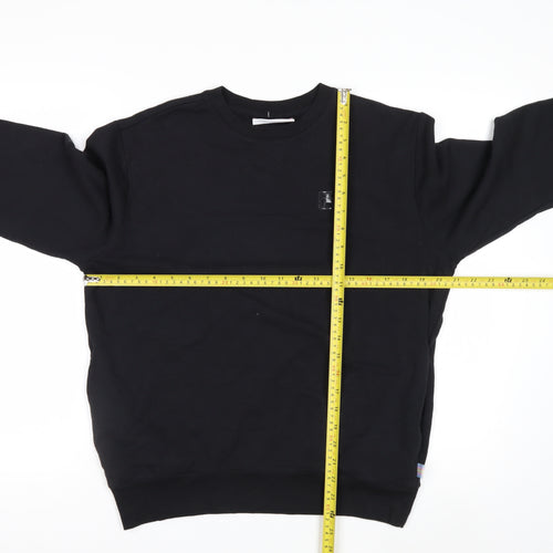 Fila Men's Black Small Pullover Crew Neck Sweatshirt