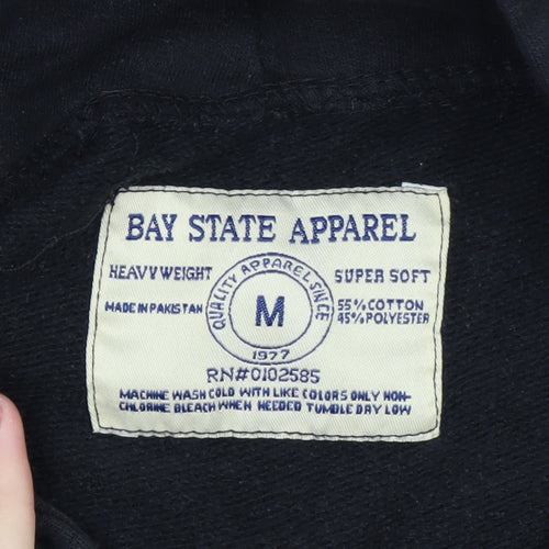 Bay State Apparel Men's Black Boston Pullover Hoodie Medium