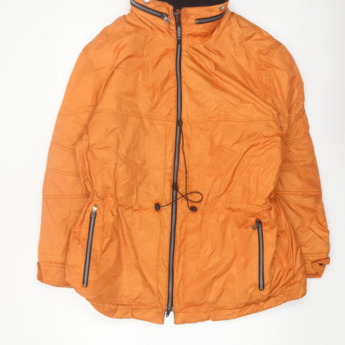 Outlast Women’s Orange Mid-Length Parka Jacket Size 16