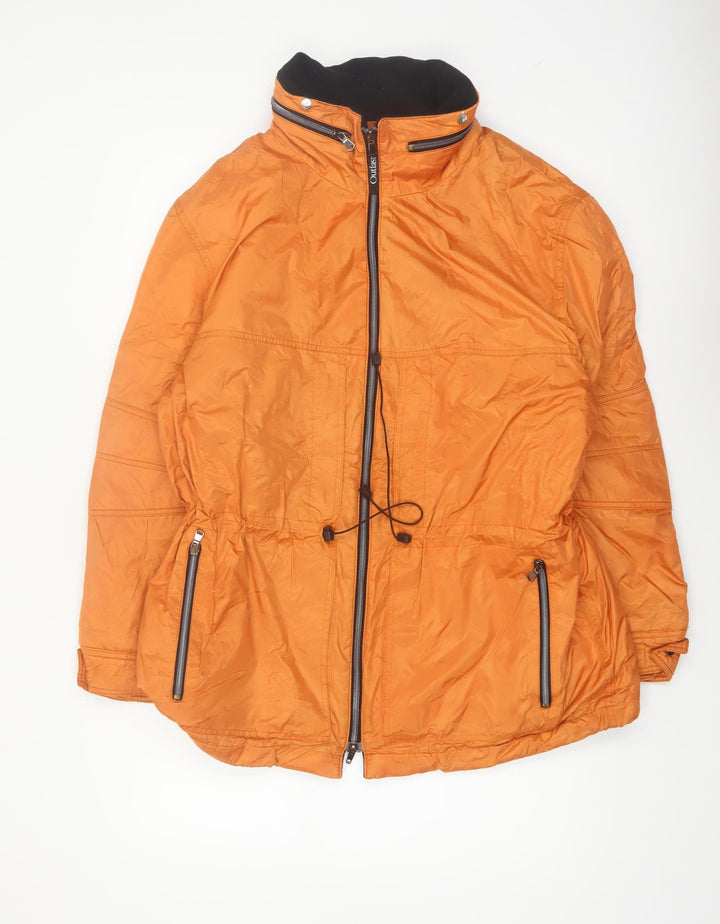 Outlast Women’s Orange Mid-Length Parka Jacket Size 16