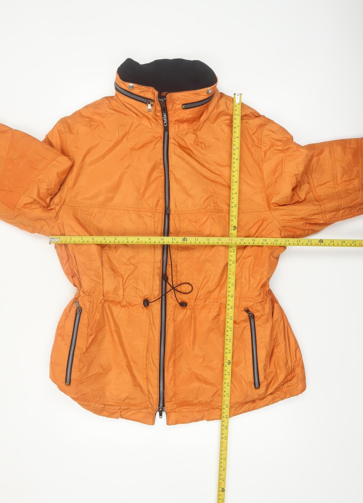 Outlast Women’s Orange Mid-Length Parka Jacket Size 16
