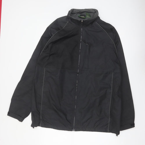 Stillwater Supply Co. Mens Black L Windbreaker Jacket Water Resistant