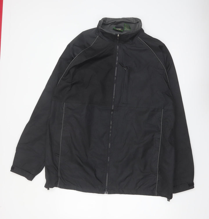 Stillwater Supply Co. Mens Black L Windbreaker Jacket Water Resistant