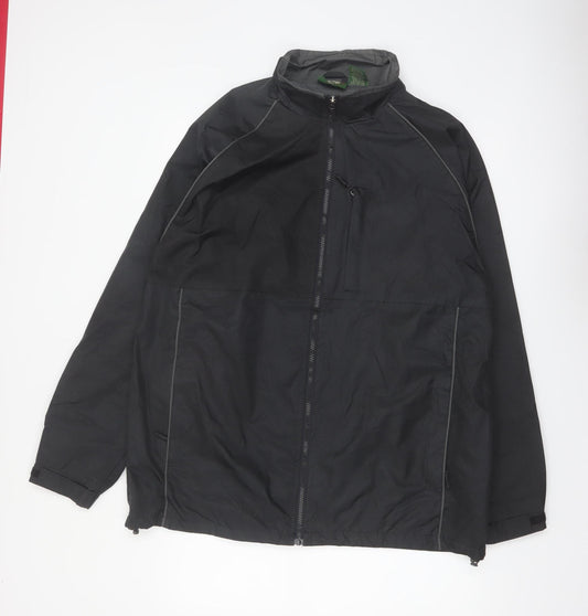 Stillwater Supply Co. Mens Black L Windbreaker Jacket Water Resistant