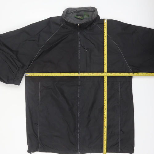 Stillwater Supply Co. Mens Black L Windbreaker Jacket Water Resistant