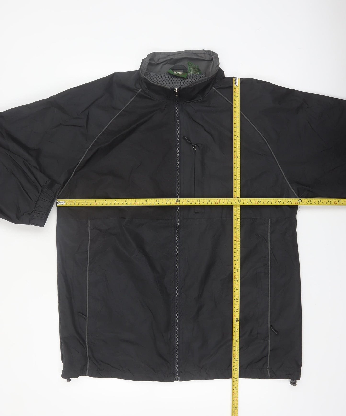 Stillwater Supply Co. Mens Black L Windbreaker Jacket Water Resistant
