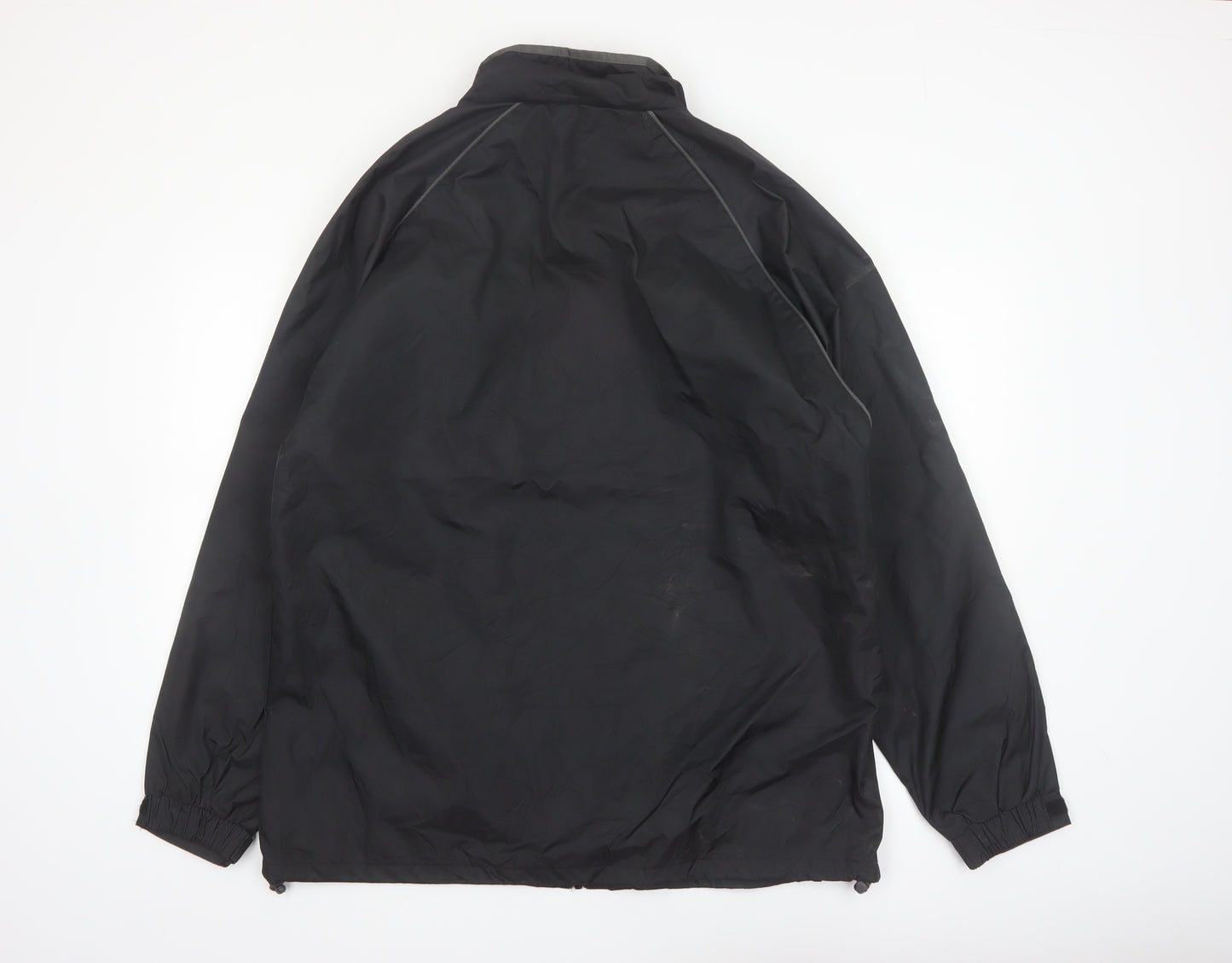 Stillwater Supply Co. Mens Black L Windbreaker Jacket Water Resistant