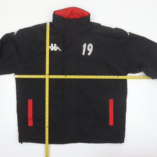 Kappa Men’s Black XL Sports Jacket Polyester Lined Winter Casual