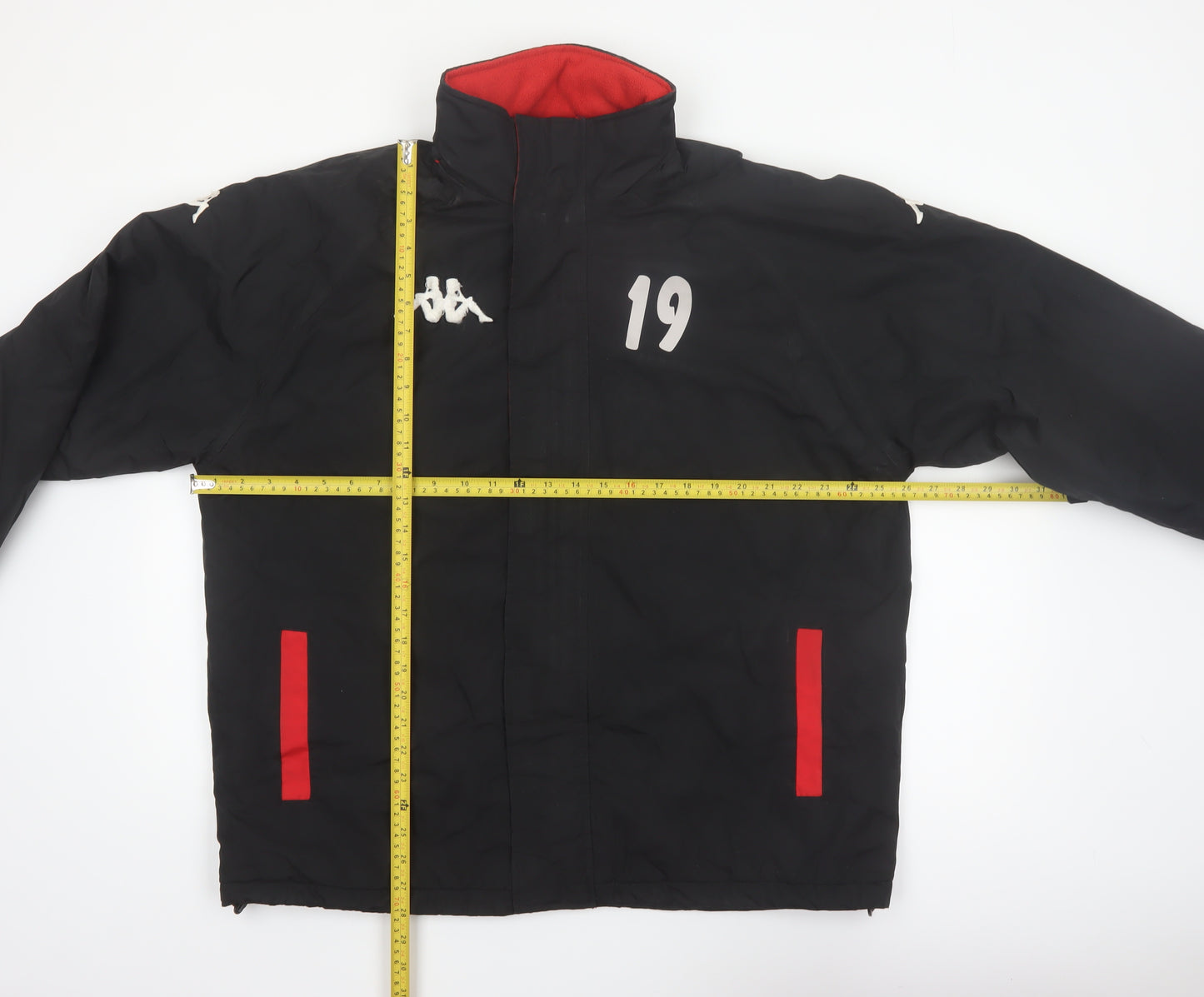 Kappa Men’s Black XL Sports Jacket Polyester Lined Winter Casual
