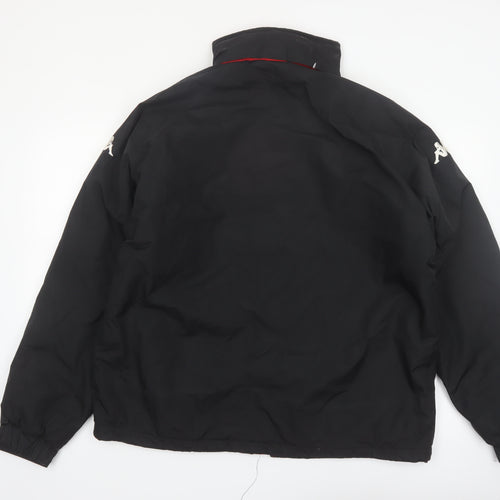 Kappa Men’s Black XL Sports Jacket Polyester Lined Winter Casual