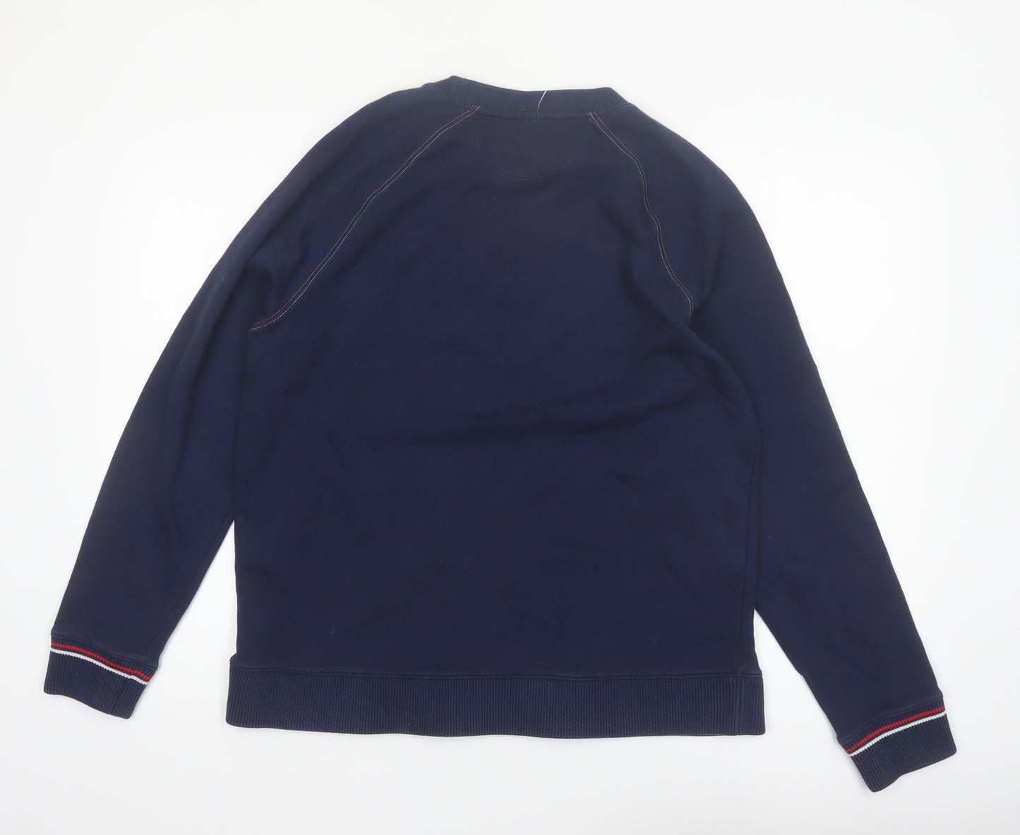 FILA Mens Blue Logo Pullover Sweatshirt Size L