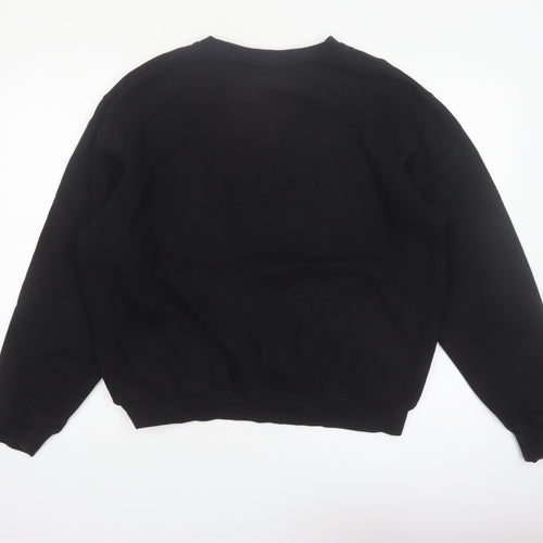 Stadium Athletics Men's Black Cowboys Graphic Pullover Sweatshirt L
