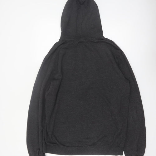DC Men’s Black Full Zip Fleece Hoodie Size M Regular Fit