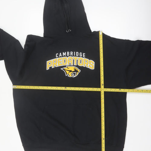 The Authentic T-Shirt Company Mens Black 2XL Pullover Hoodie Cambridge Predators