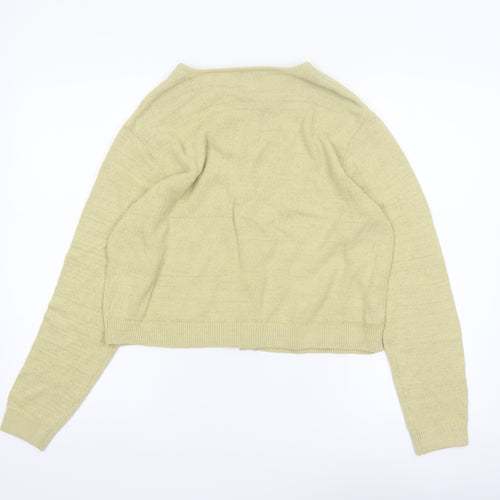 Marks and Spencer Women's Beige Knit Button Cardigan M