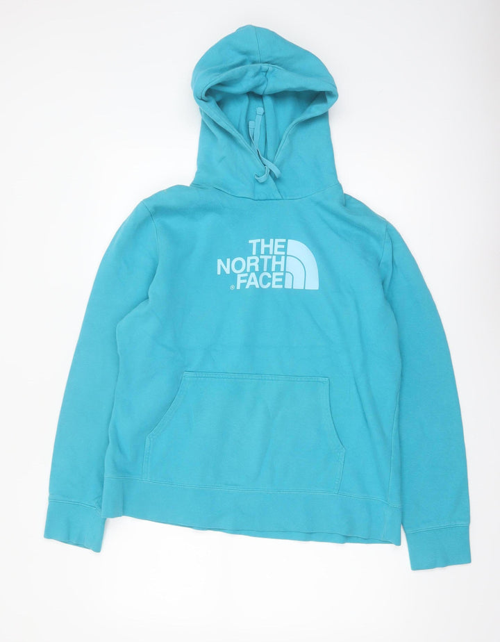 The North Face Women’s Blue Pullover Hoodie XL Cotton Blend