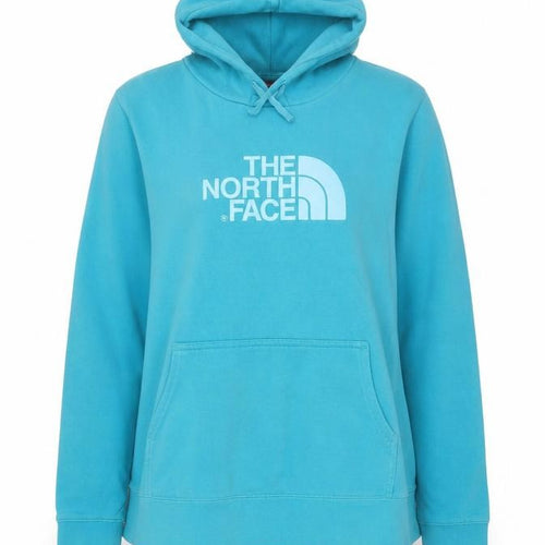 The North Face Women’s Blue Pullover Hoodie XL Cotton Blend